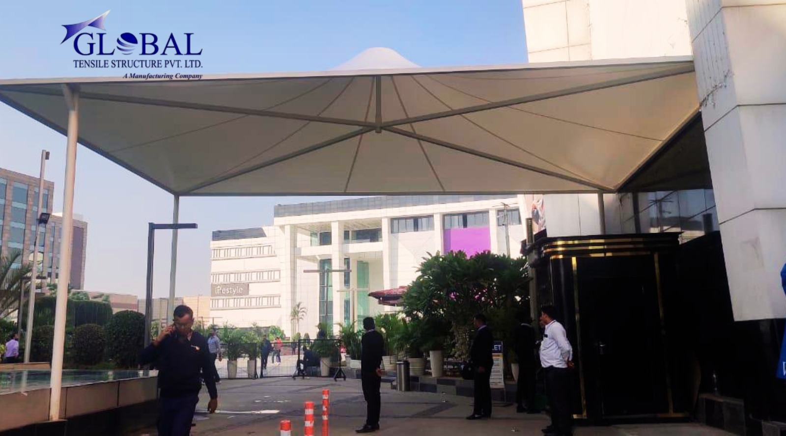 tensile entrance structure