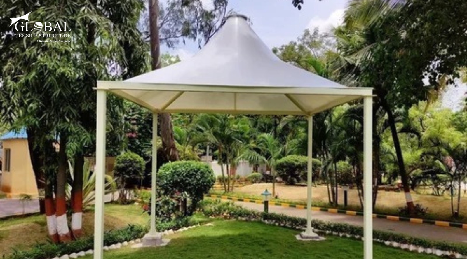 tensile gazebo structure