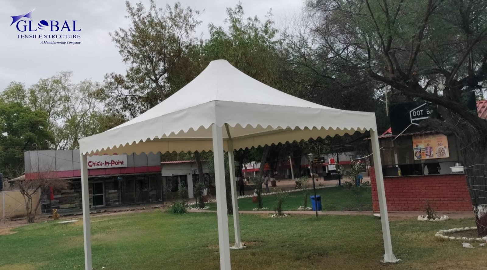 tensile gazebo structure