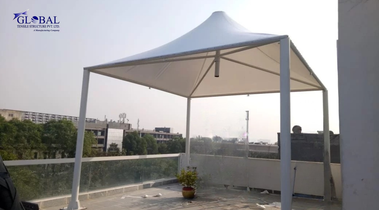 tensile gazebo structure