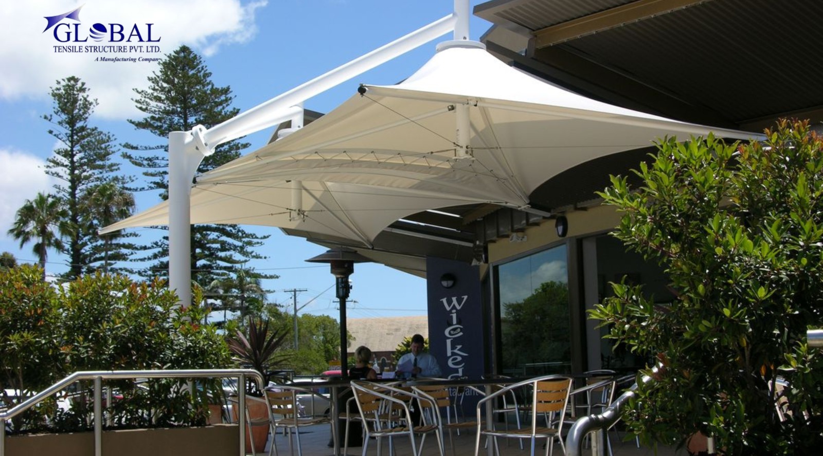 Tensile Side Pole Umbrella