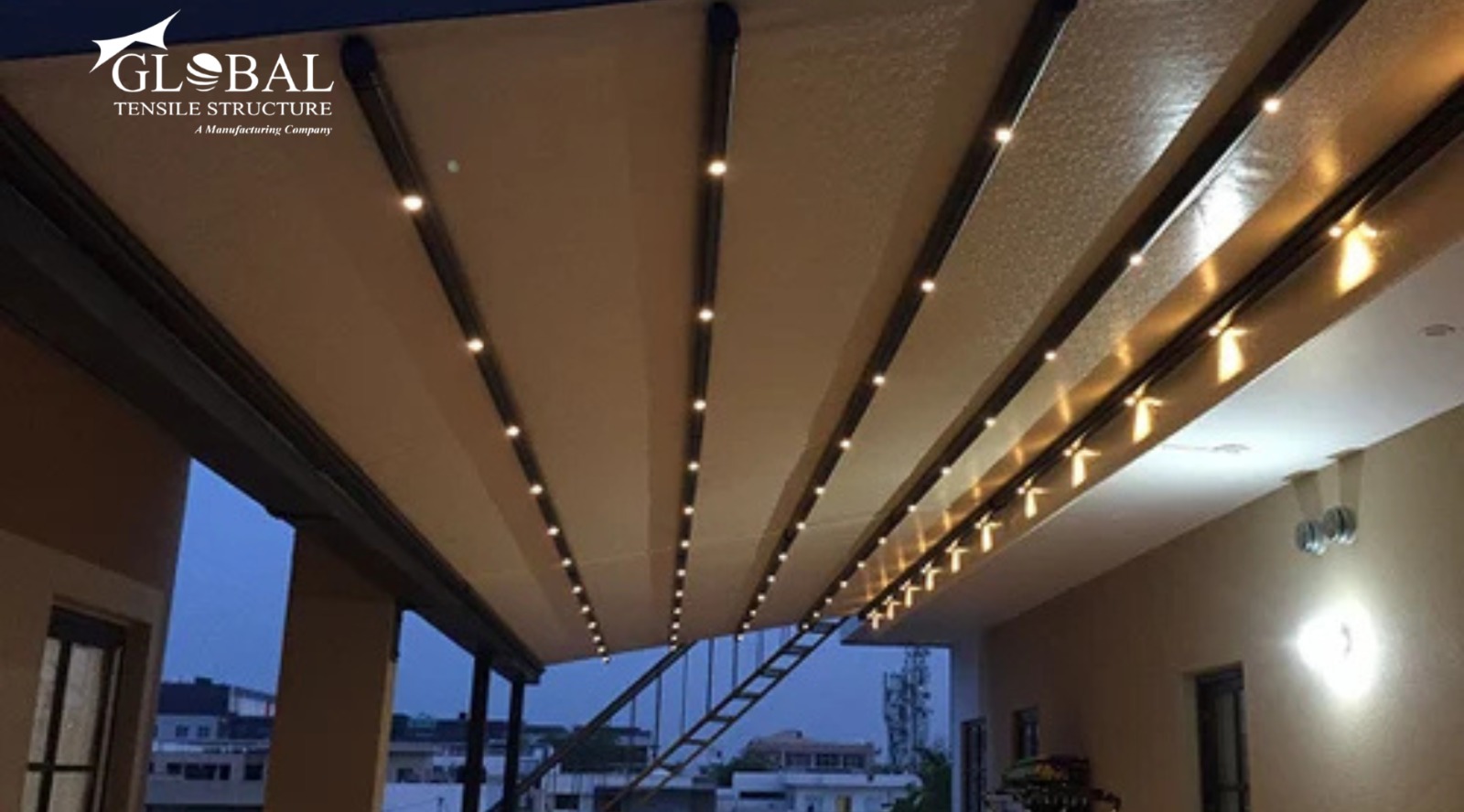 Tensile Retractable Roof Structure