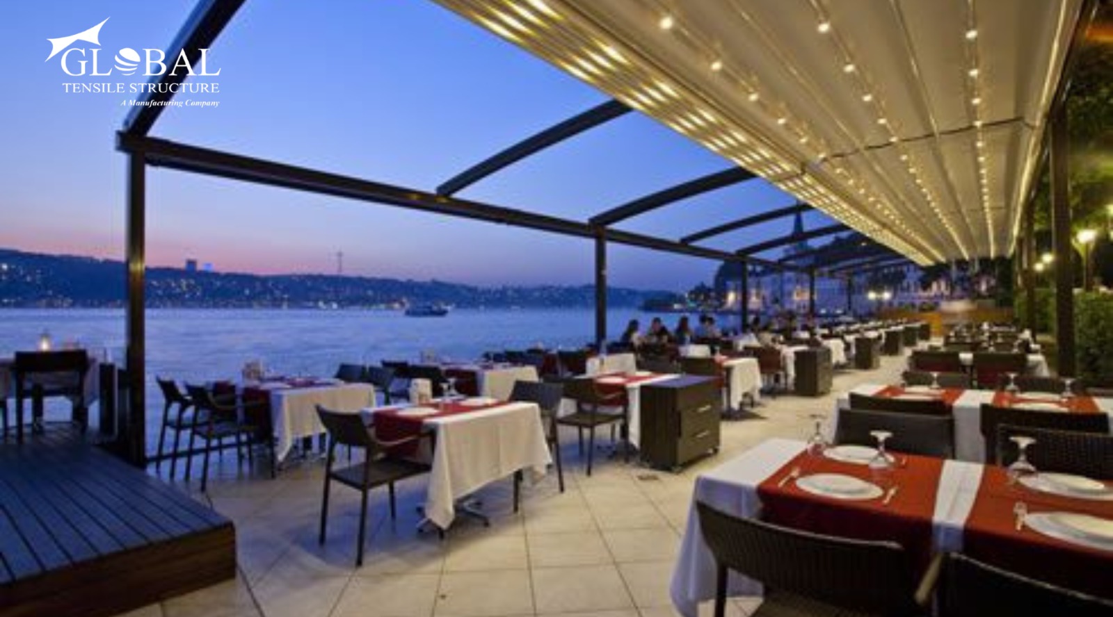 Tensile Retractable Roof Structure