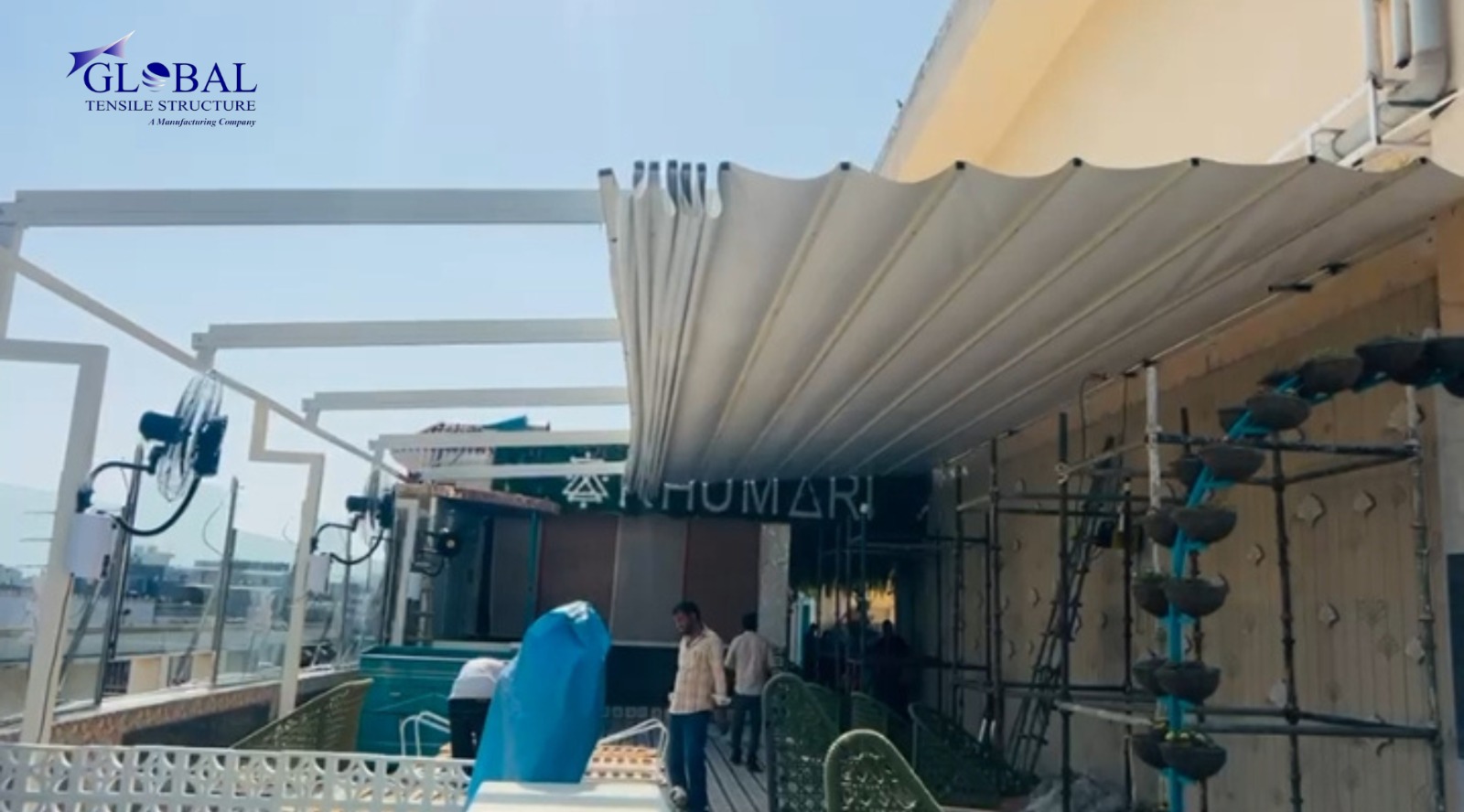 Tensile Retractable Roof Structure