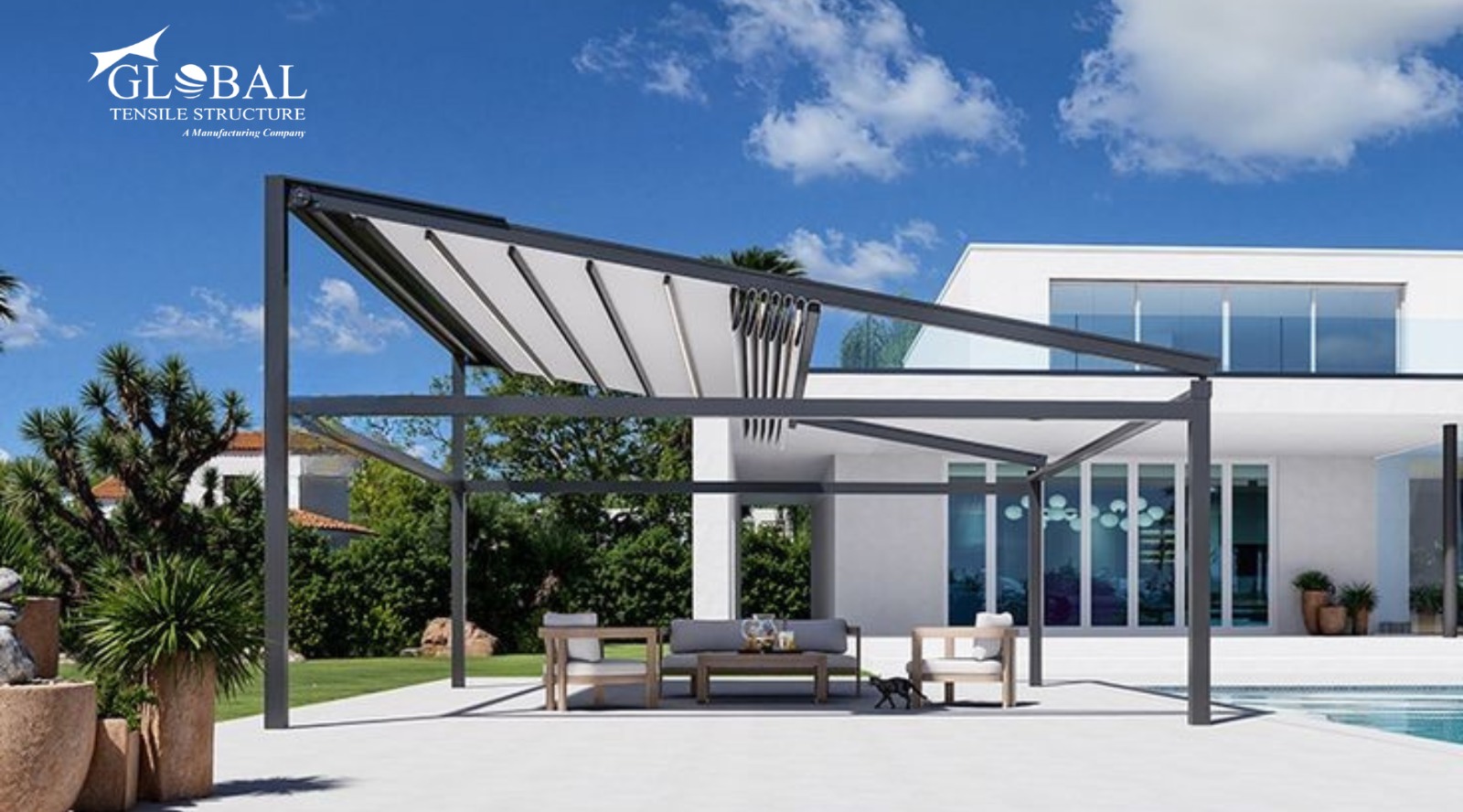 Tensile Retractable Roof Structure