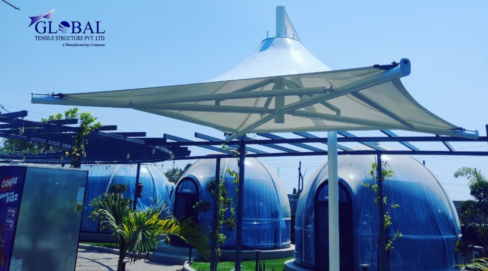 Tensile Side Pole Umbrella