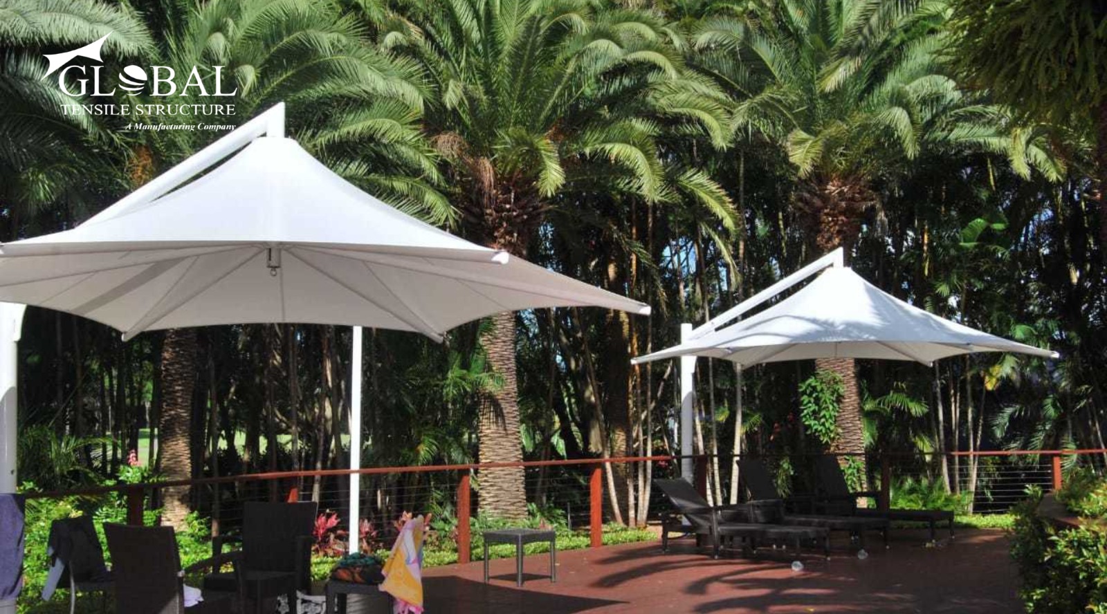 Tensile Side Pole Umbrella