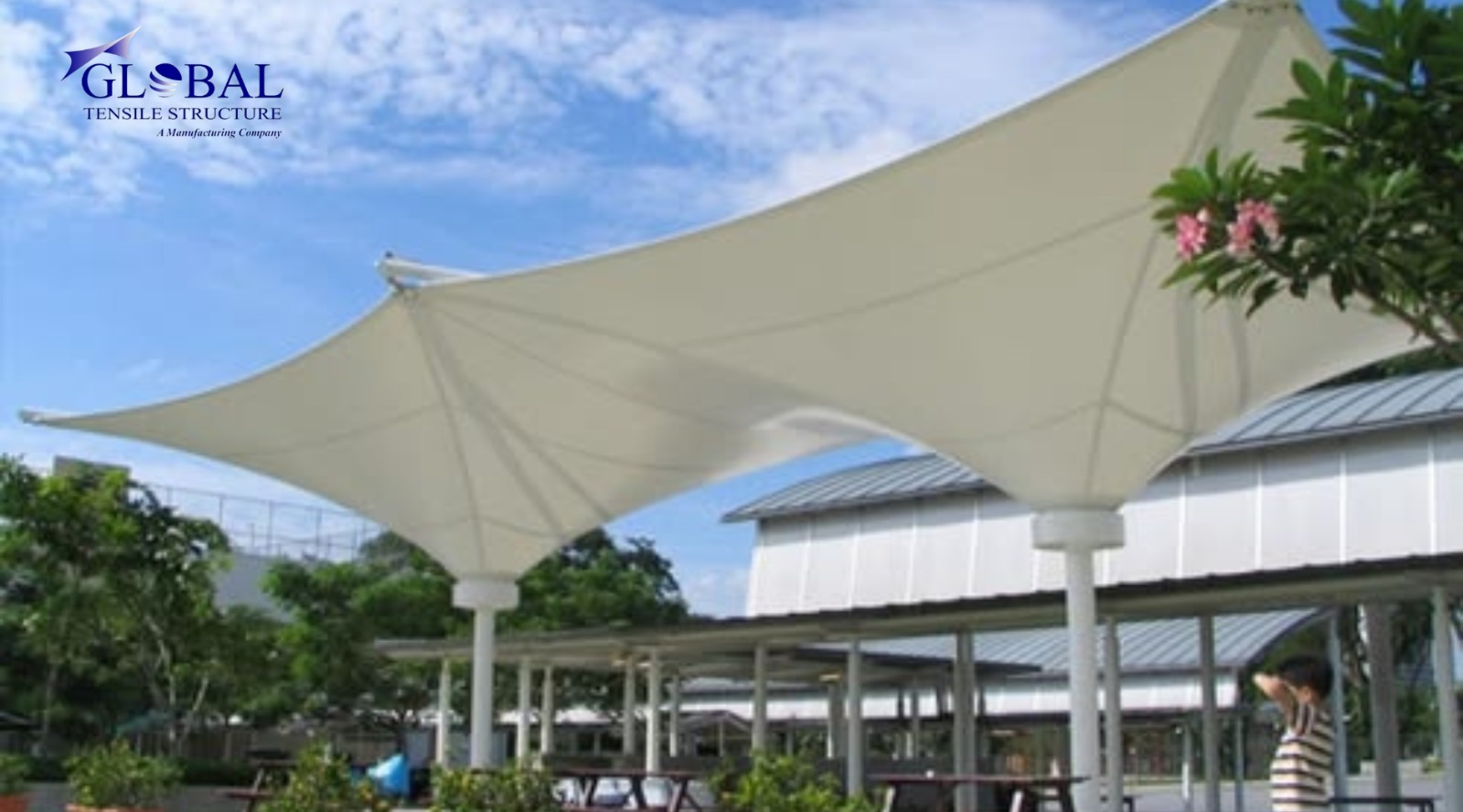 Tensile Inverted Umbrella Structure