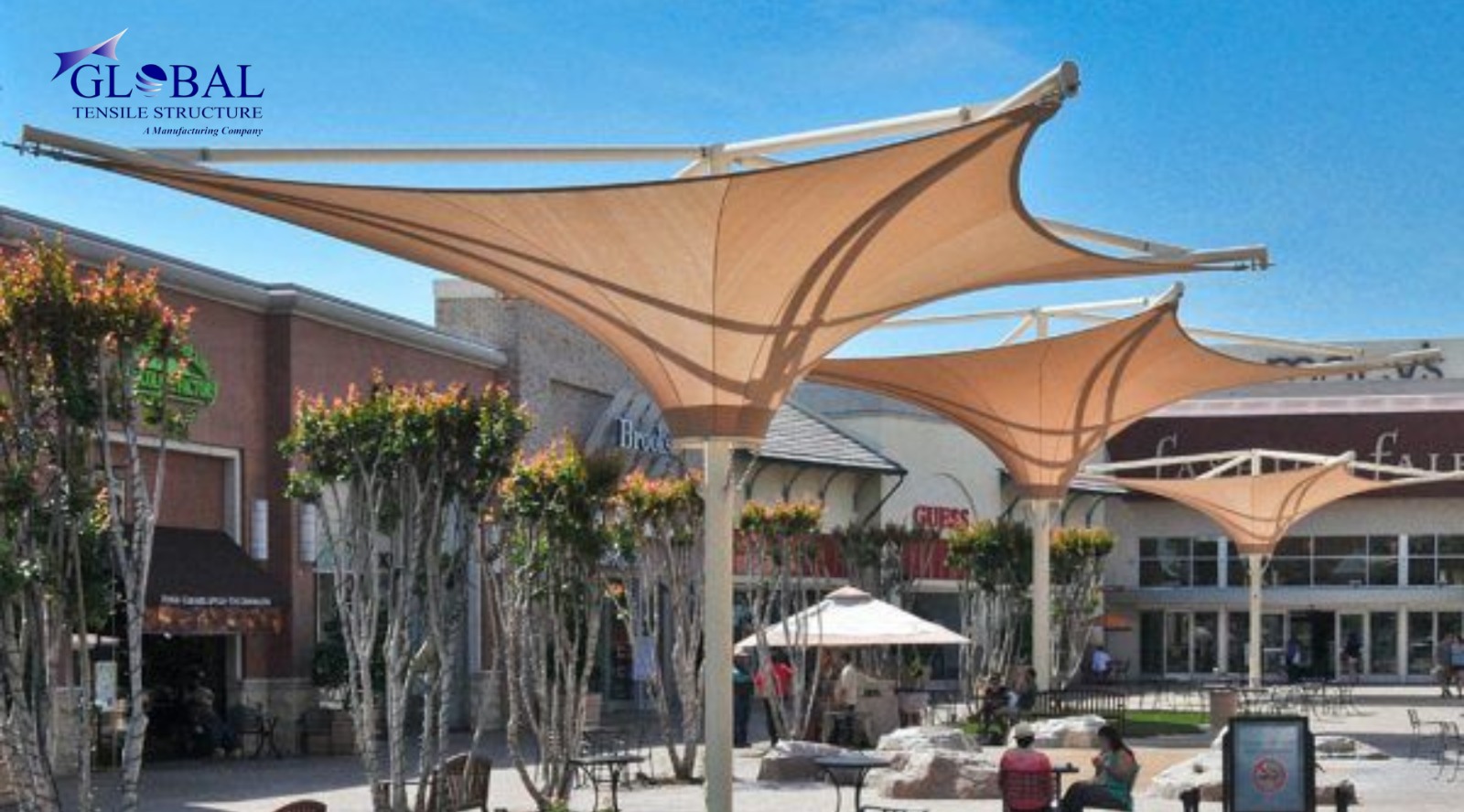 Tensile Inverted Umbrella Structure