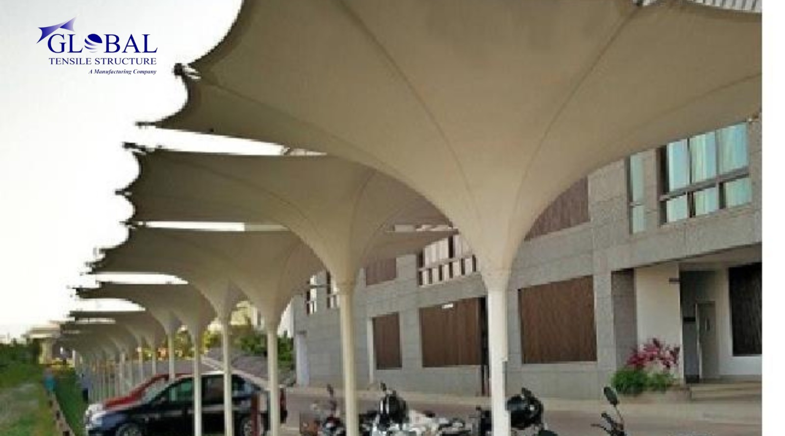 Tensile Inverted Umbrella Structure
