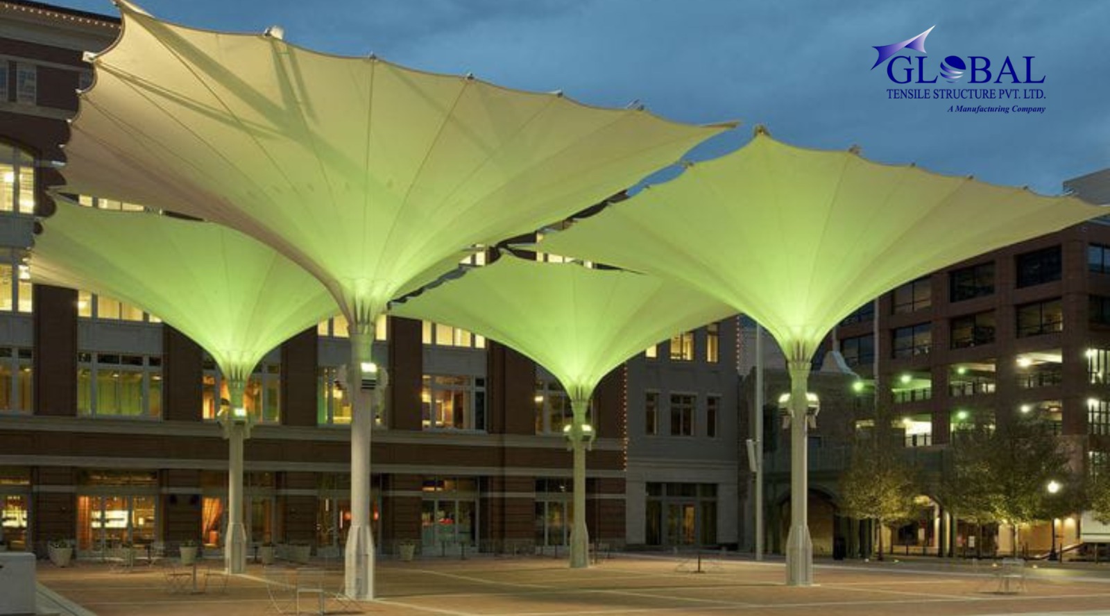 Tensile Inverted Umbrella Structure