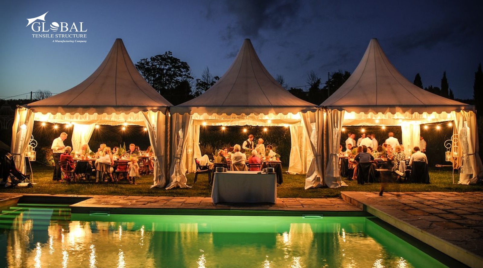 Tensile Food Court Structure