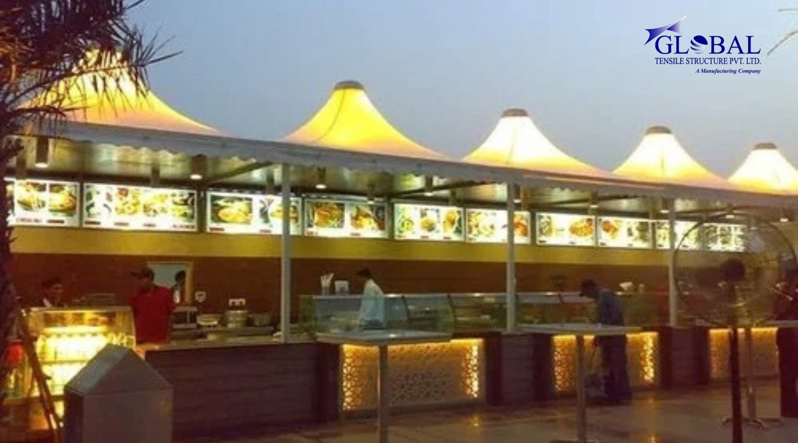 Tensile Food Court Structure