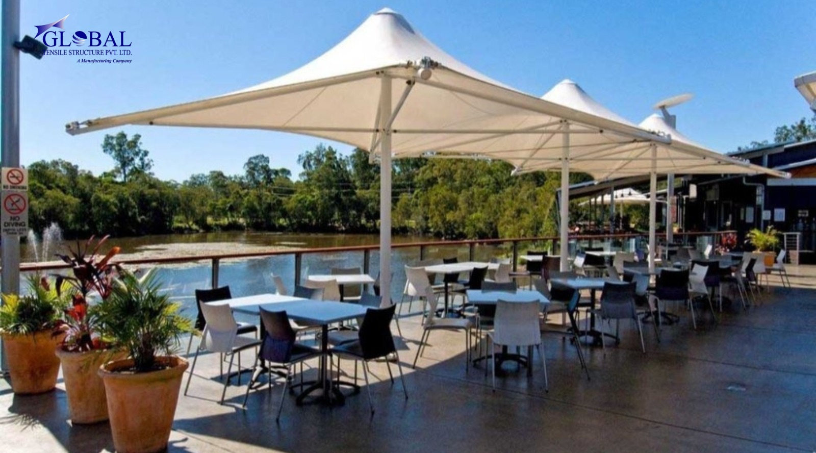 Tensile Food Court Structure