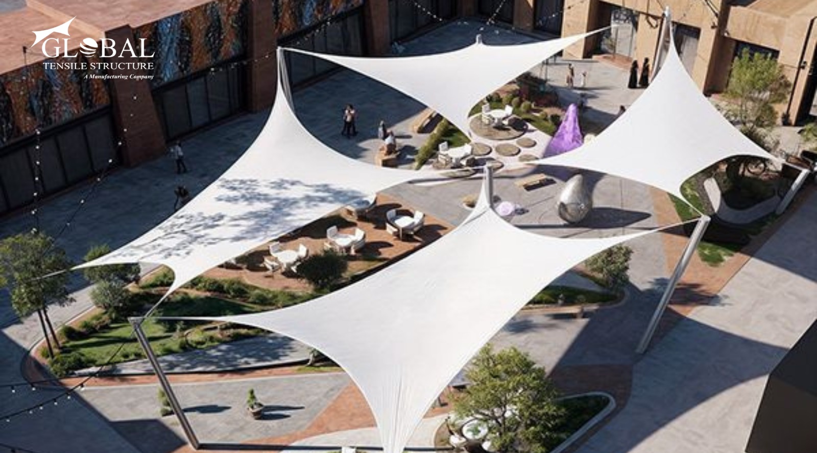 Tensile Food Court Structure