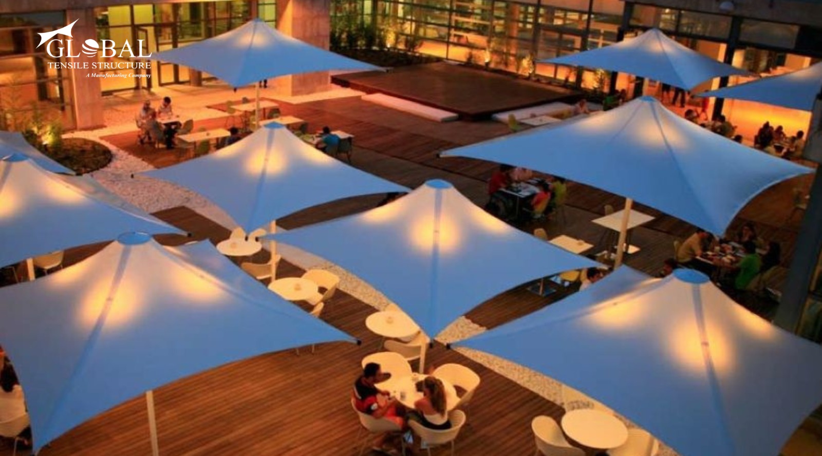 Tensile Food Court Structure
