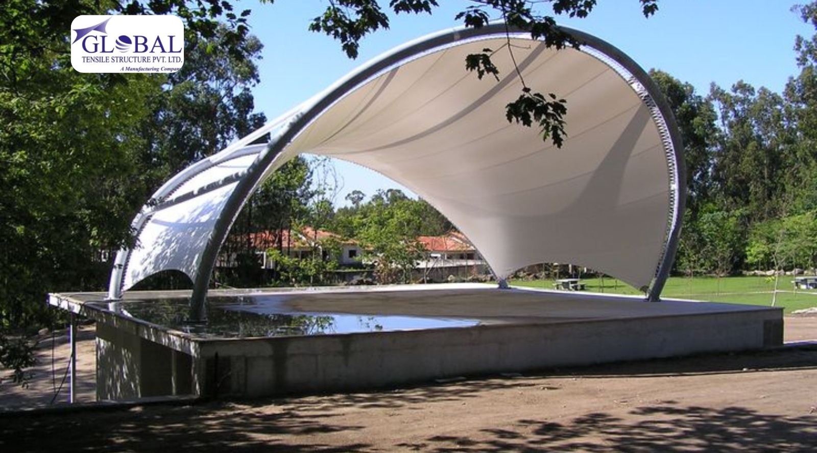 Tensile Stage Covering Structure