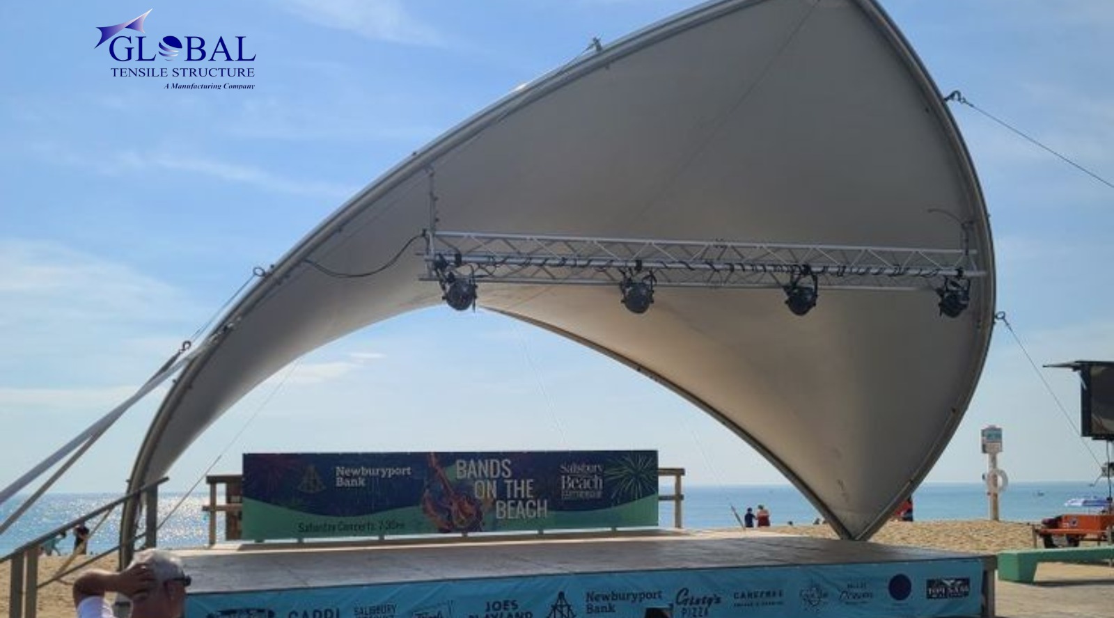 Tensile Stage Covering Structure