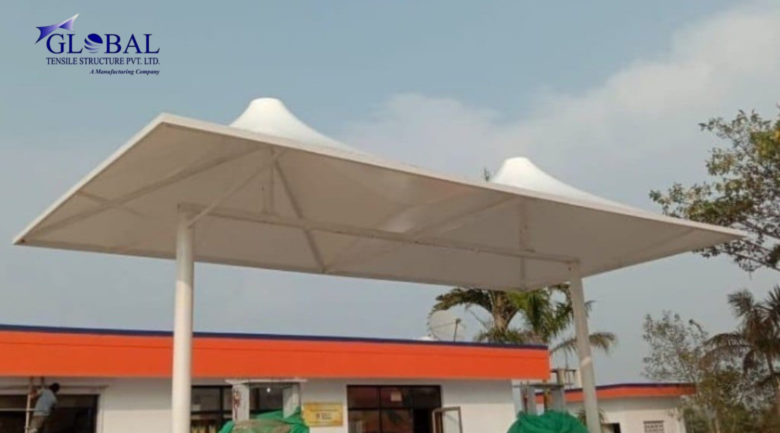 Tensile Petrol Pump Structure